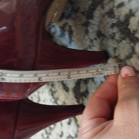 Nickels Denny 3" burgundy high heel - Picture 5 of 5
